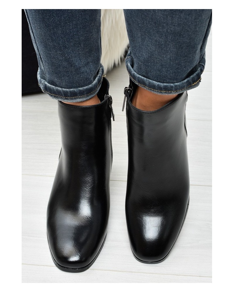 Botki damskie Vinceza 58369 Czarne