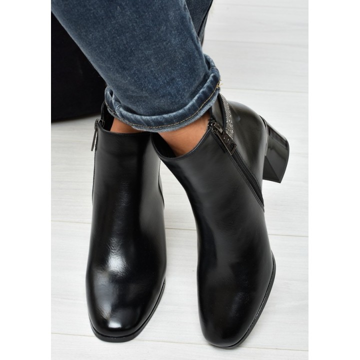Botki damskie Vinceza 58369 Czarne