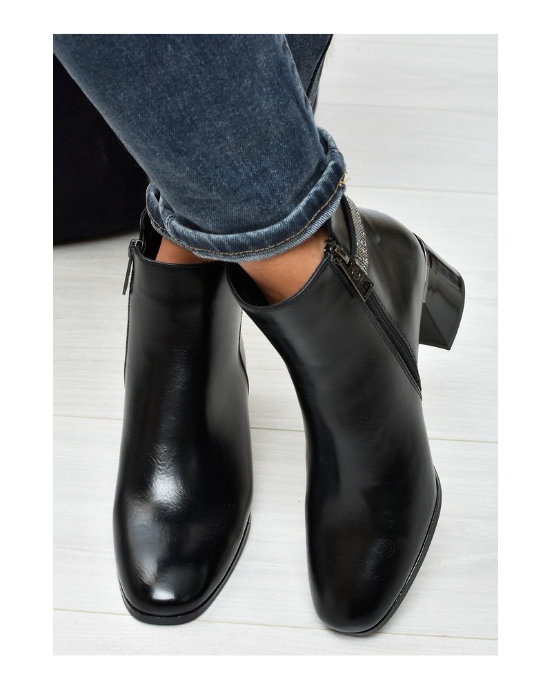 Botki damskie Vinceza 58369 Czarne