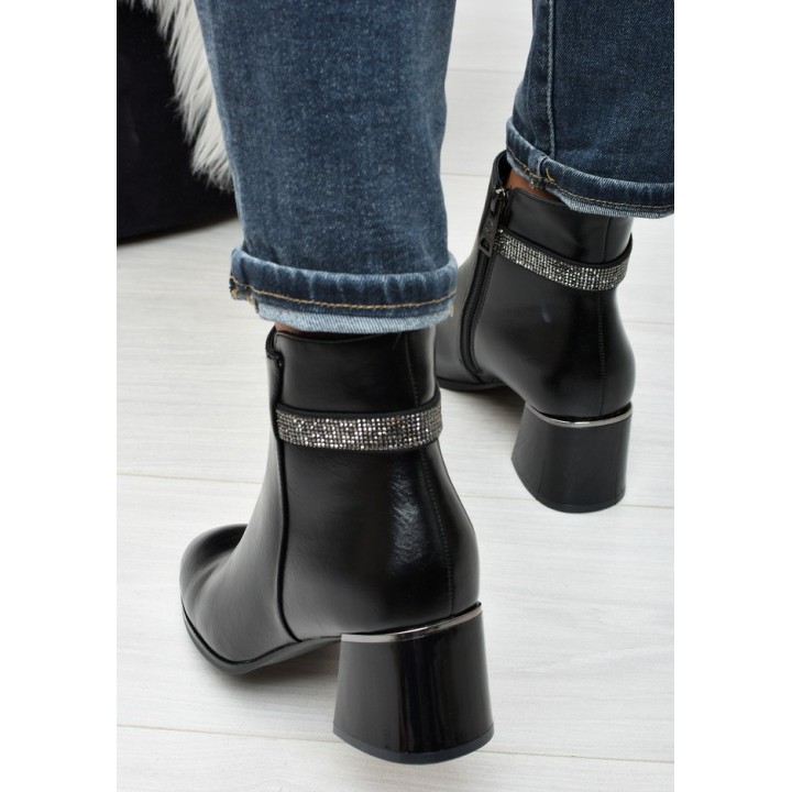 Botki damskie Vinceza 58369 Czarne
