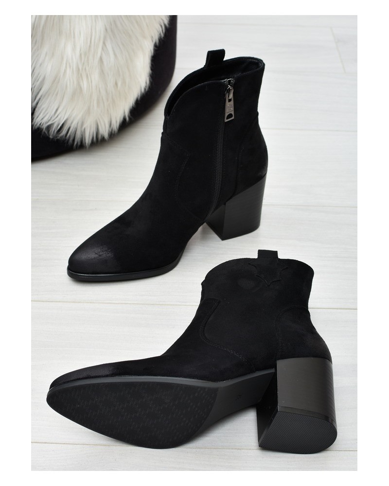 Botki damskie Vinceza 58345 Czarne