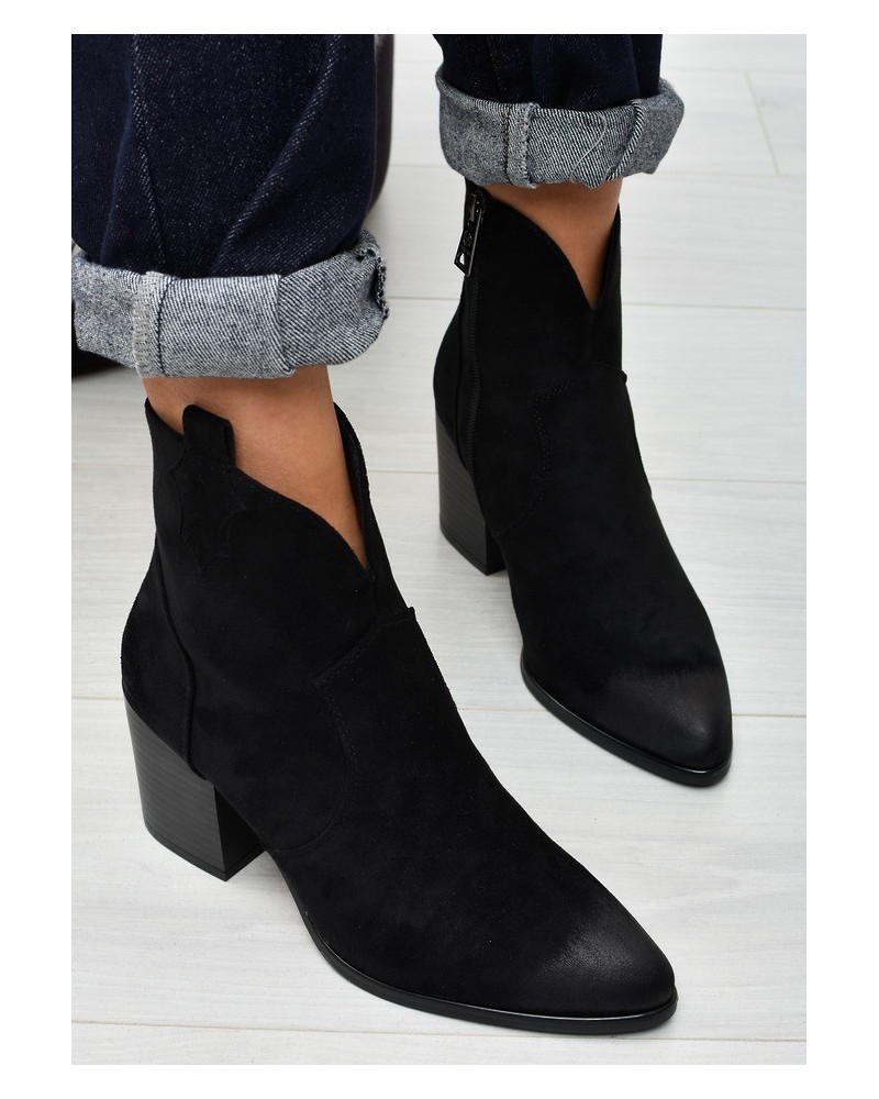 Botki damskie Vinceza 58345 Czarne