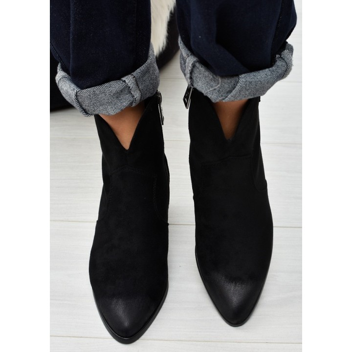 Botki damskie Vinceza 58345 Czarne