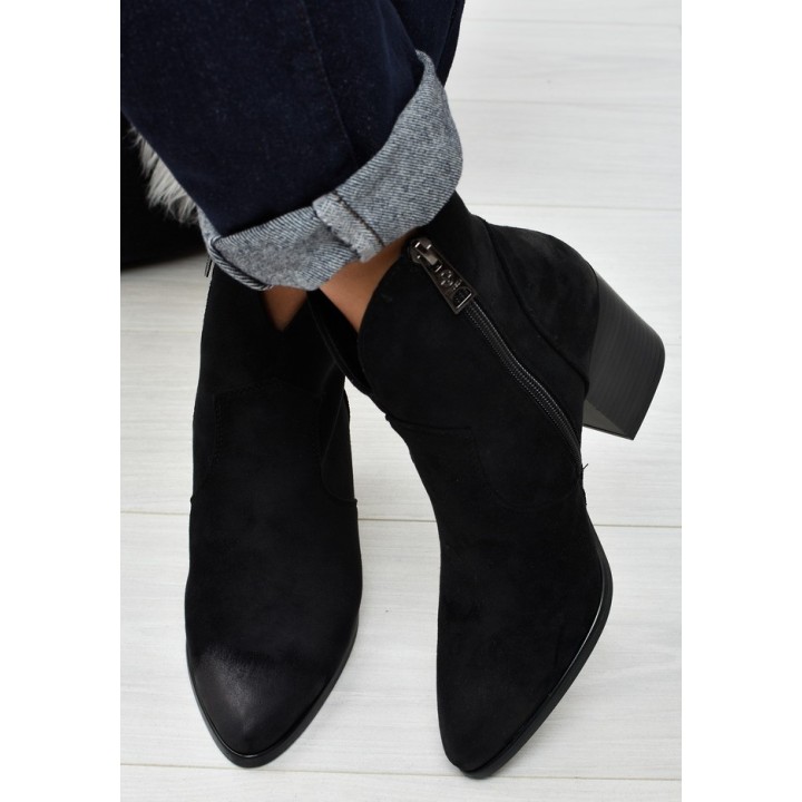 Botki damskie Vinceza 58345 Czarne