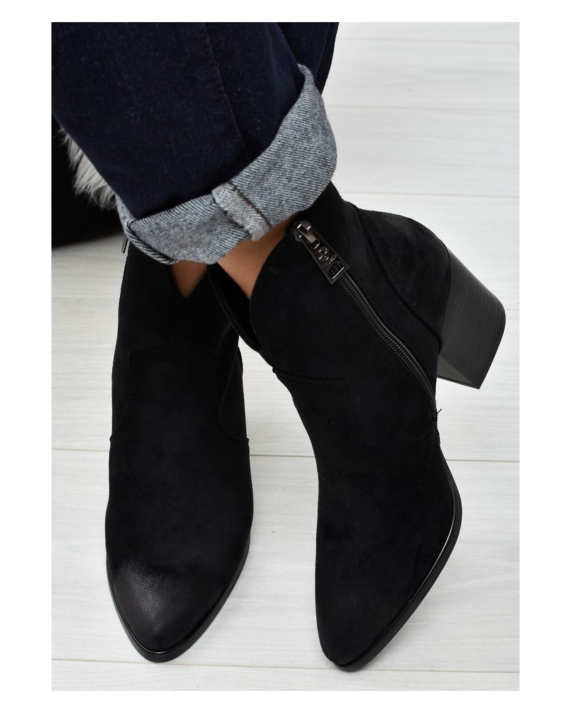 Botki damskie Vinceza 58345 Czarne