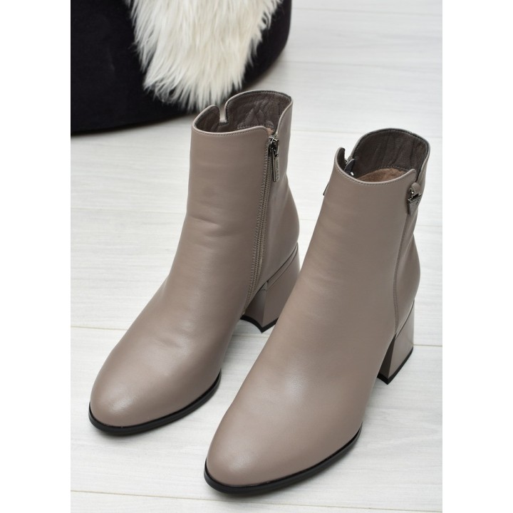 Botki damskie Vinceza 77106 Beż