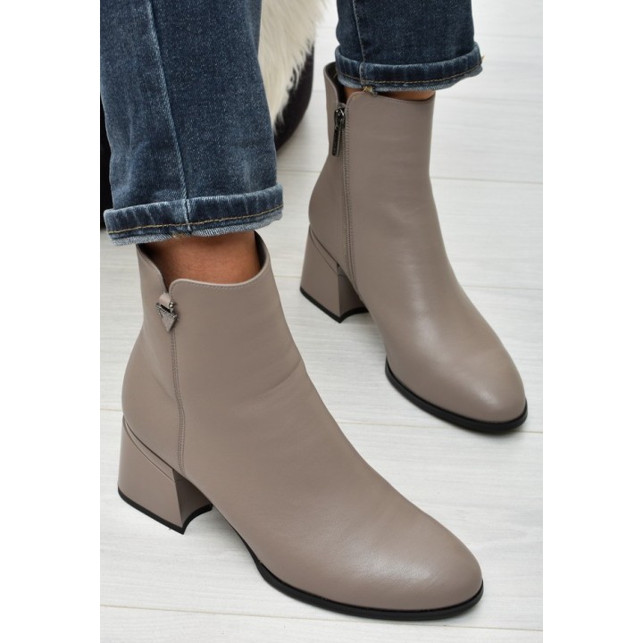 Botki damskie Vinceza 77106 Beż