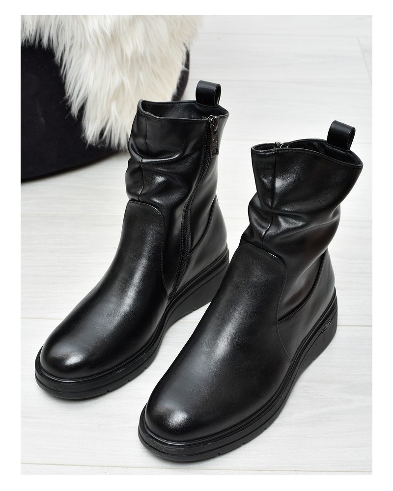 Botki damskie Vinceza 58557 Czarne