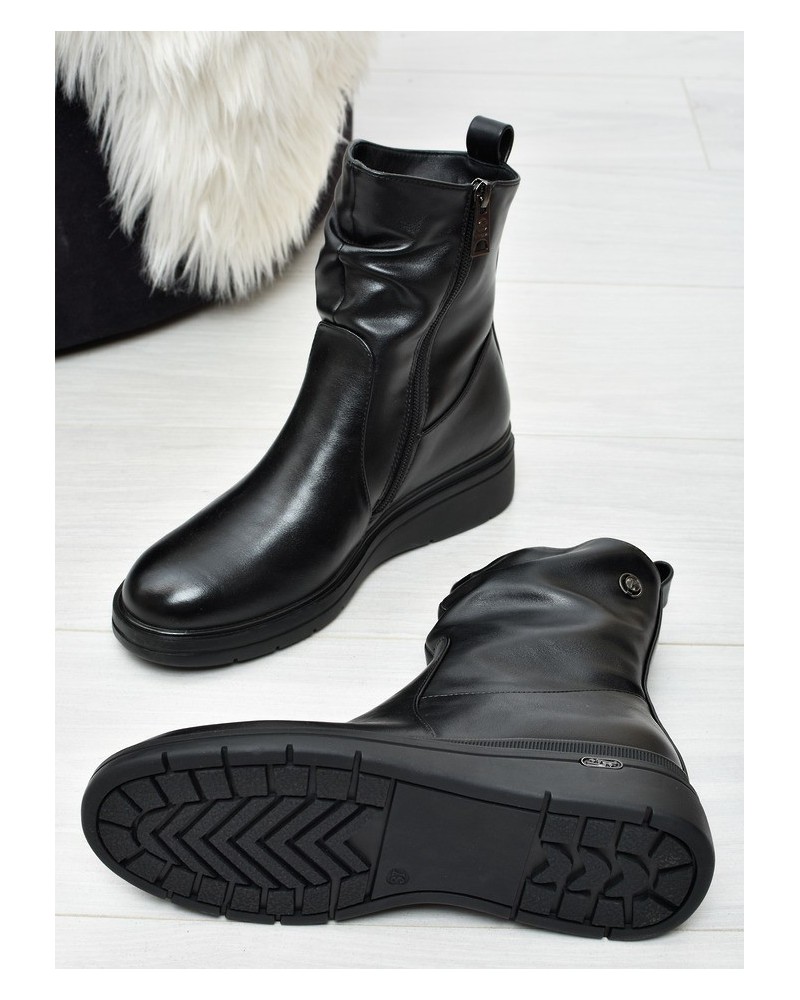 Botki damskie Vinceza 58557 Czarne