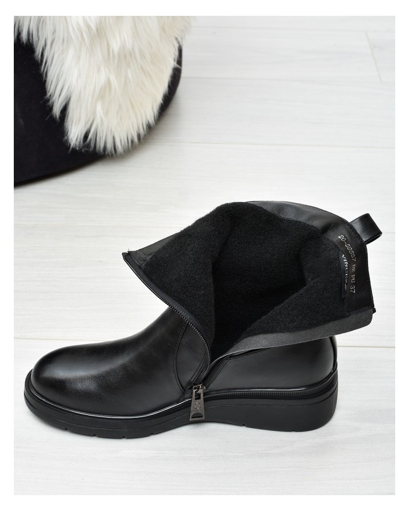 Botki damskie Vinceza 58557 Czarne