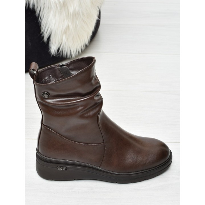 Botki damskie Vinceza 58557 Brąz