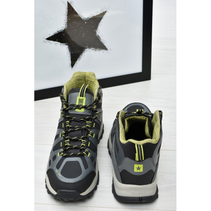 Trapery męskie Big Star KK174098 Szare