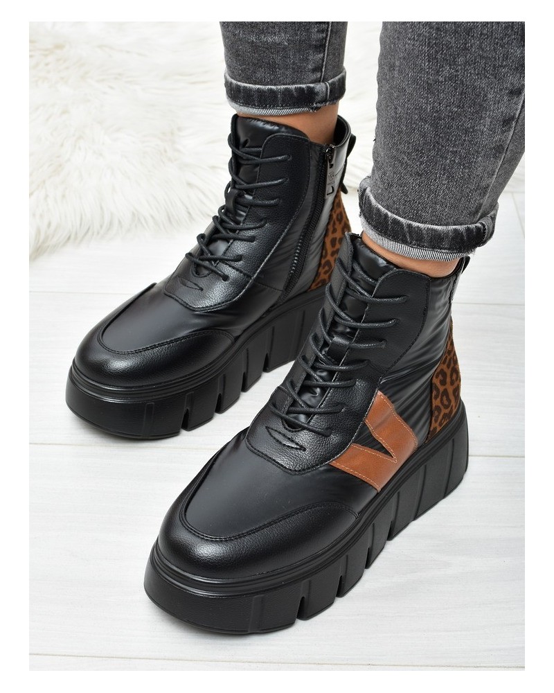 Sneakersy ocieplane damskie Vinveza 58562 Czarne