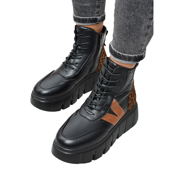 Sneakersy ocieplane damskie Vinveza 58562 Czarne
