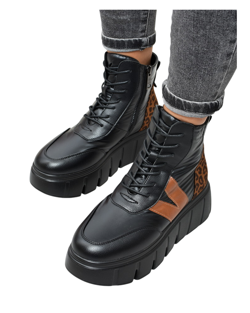 Sneakersy ocieplane damskie Vinveza 58562 Czarne