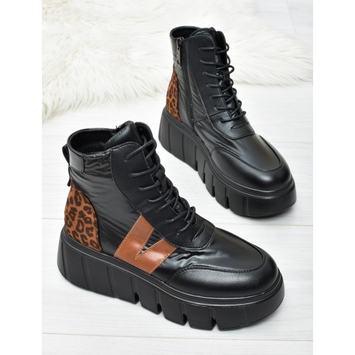 Sneakersy ocieplane damskie Vinveza 58562 Czarne