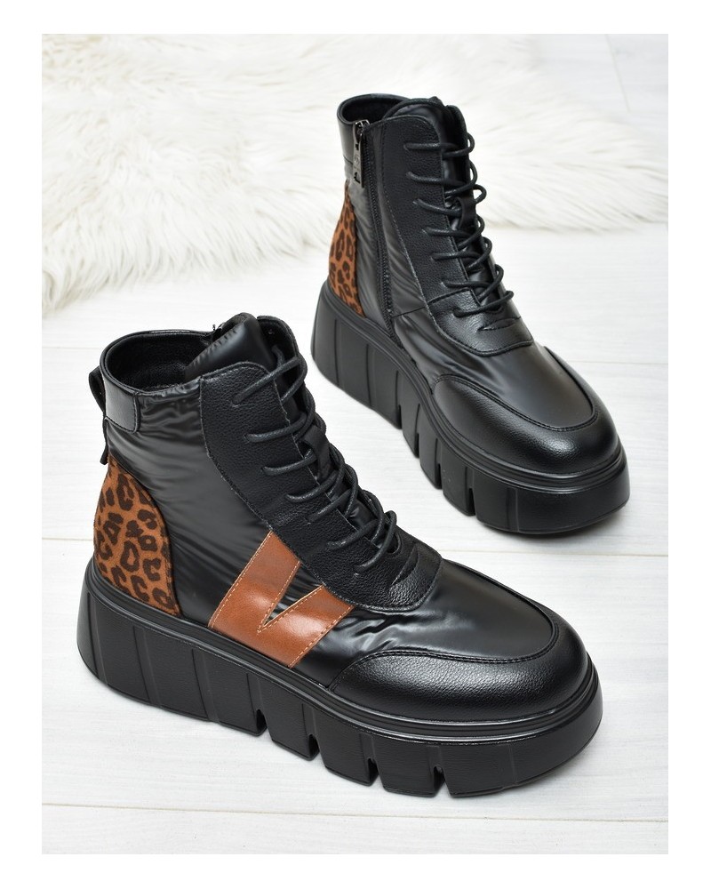 Sneakersy ocieplane damskie Vinveza 58562 Czarne
