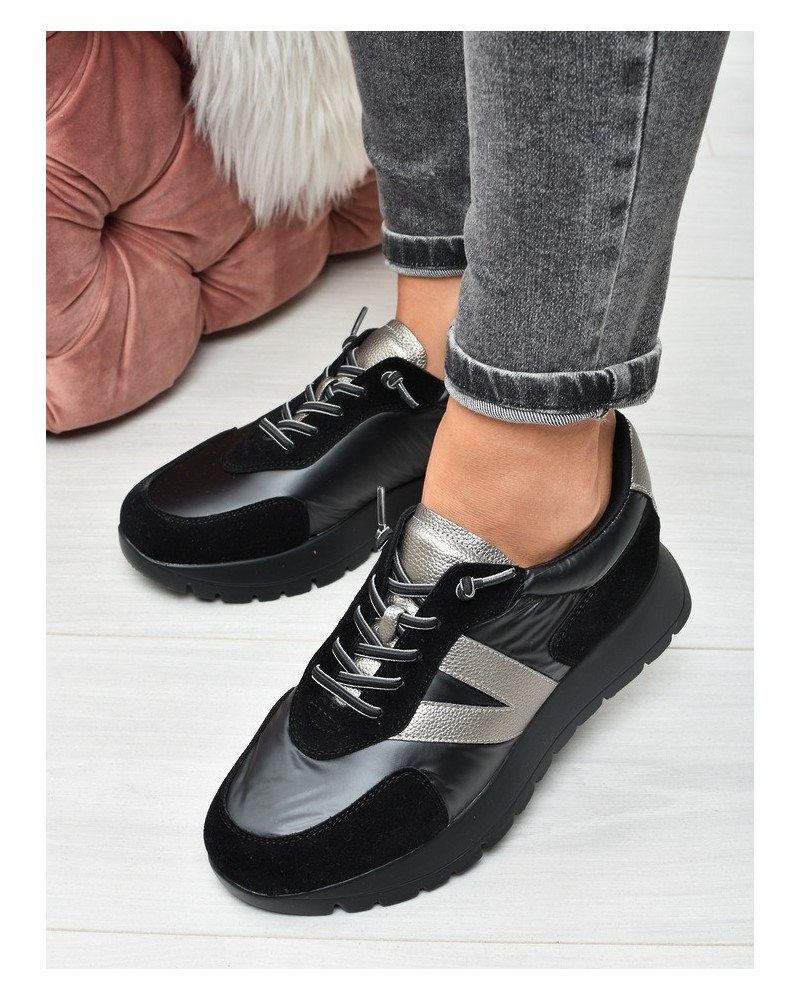 Sneakersy damskie Vinceza 58561 Czarne