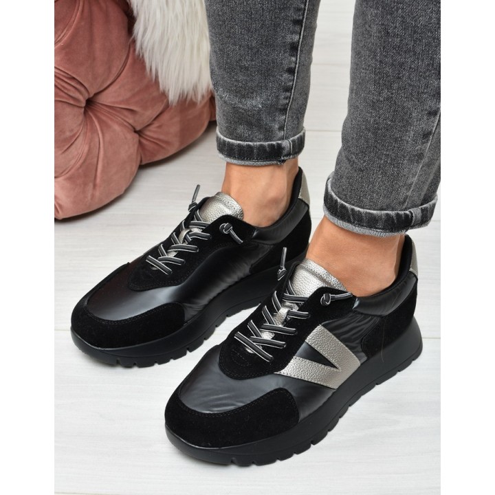 Sneakersy damskie Vinceza 58561 Czarne