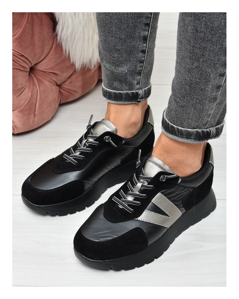 Sneakersy damskie Vinceza 58561 Czarne