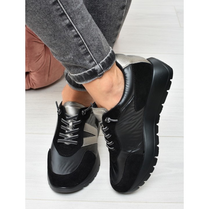 Sneakersy damskie Vinceza 58561 Czarne
