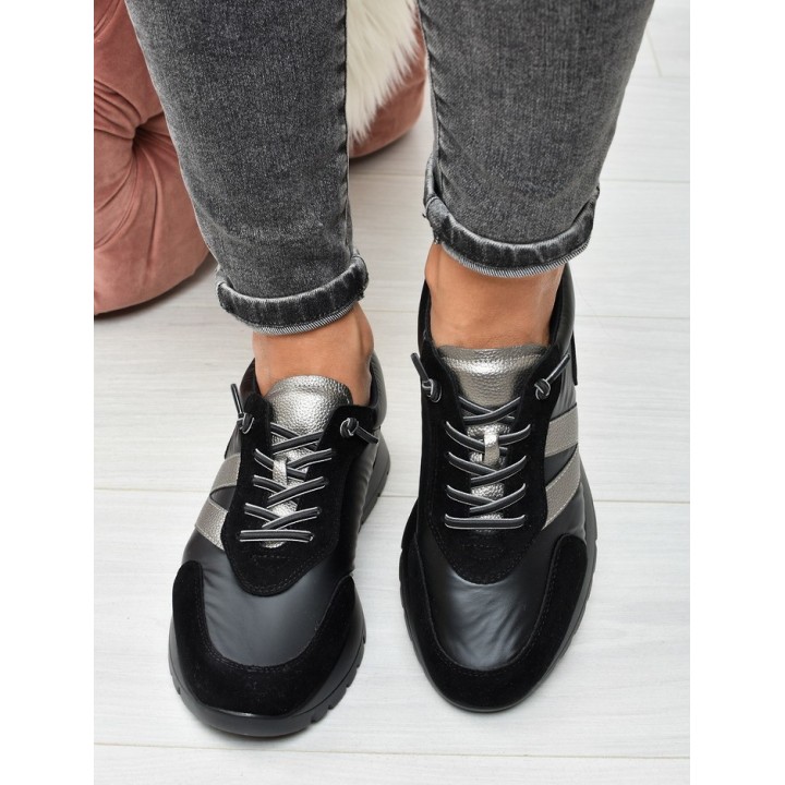 Sneakersy damskie Vinceza 58561 Czarne