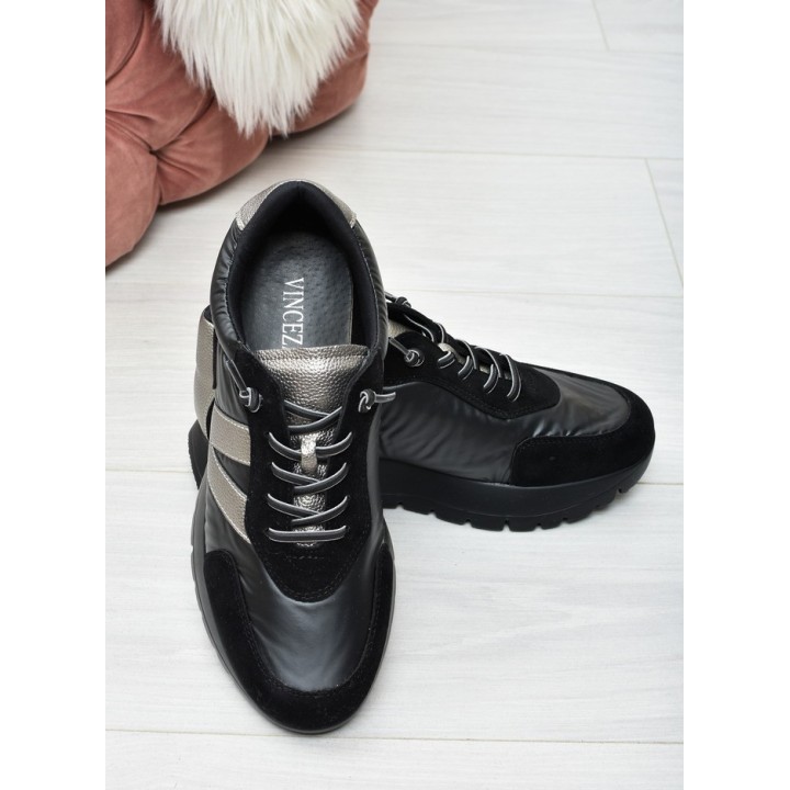 Sneakersy damskie Vinceza 58561 Czarne