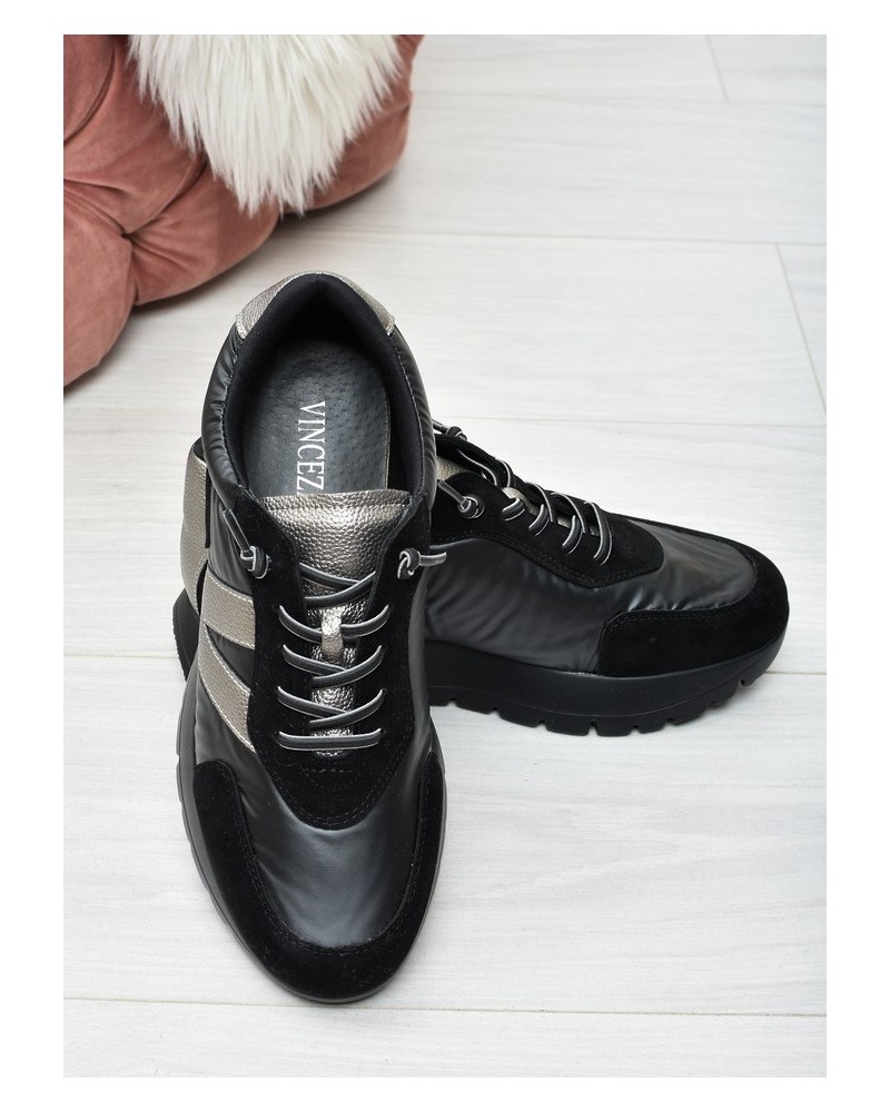 Sneakersy damskie Vinceza 58561 Czarne