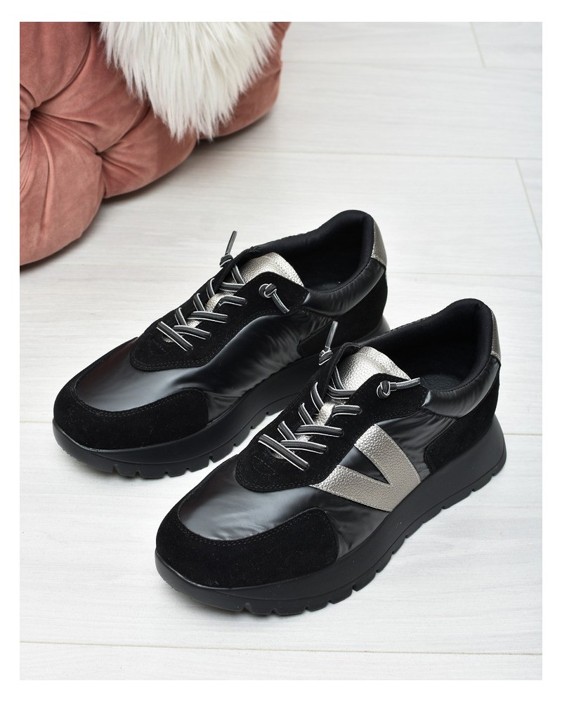 Sneakersy damskie Vinceza 58561 Czarne
