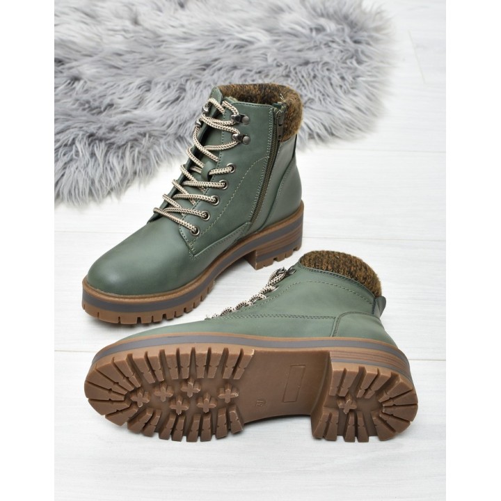 Trapery damskie Vinceza 87722 Zielone