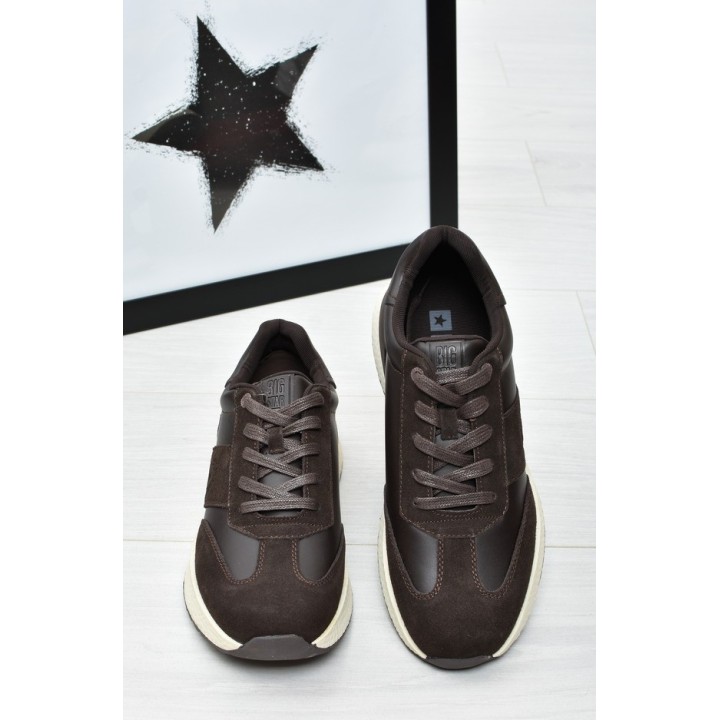 Buty męskie Big Star OO174199 Ciemny brąz
