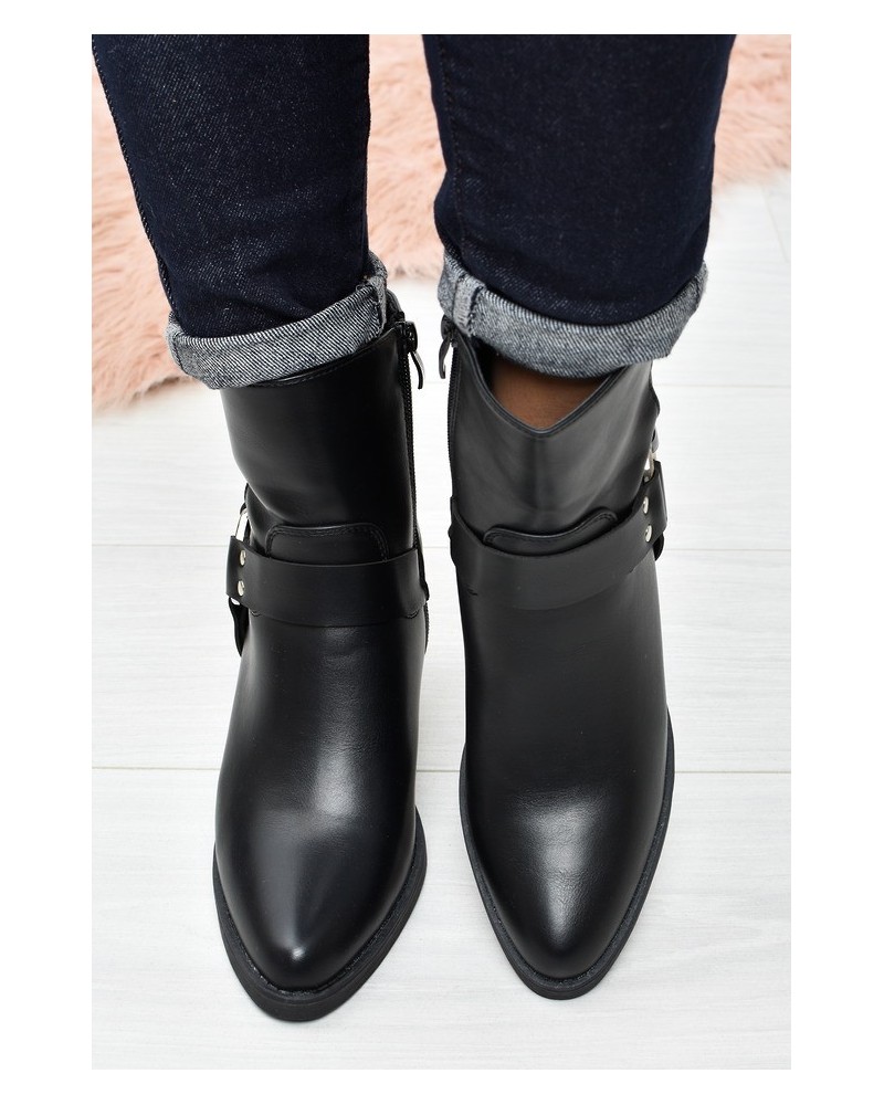 Botki damskie Seastar QT105 Czarne