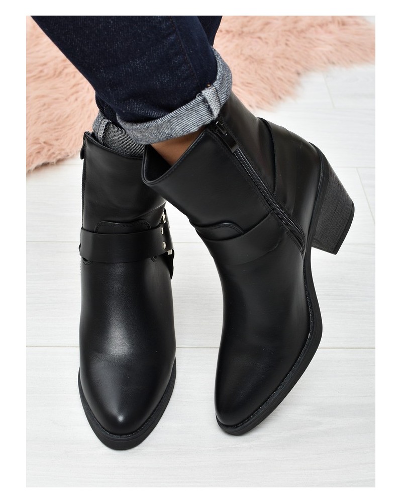 Botki damskie Seastar QT105 Czarne