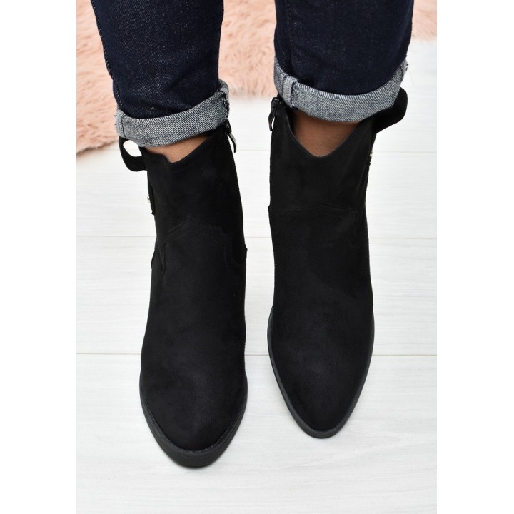 Botki damskie Seastar QT104 Czarne