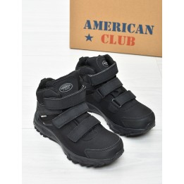 Buty trekkingowe ocieplane American Club HL22 Czarne