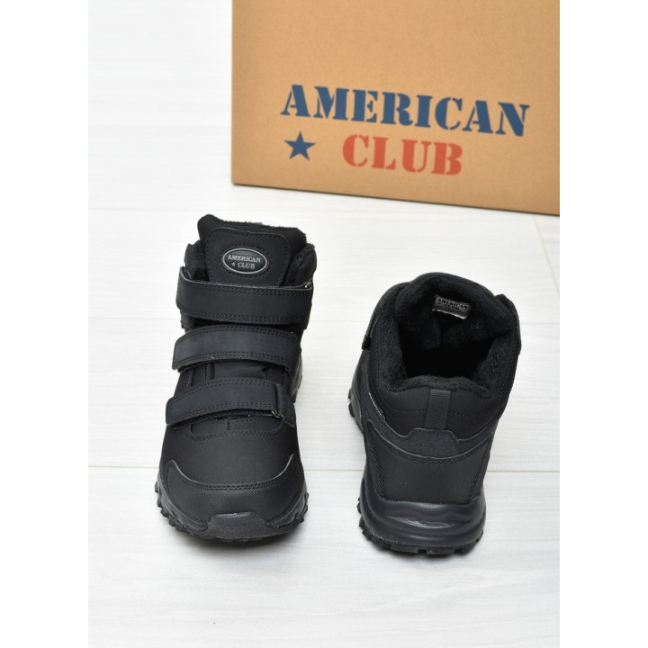 Buty trekkingowe ocieplane American Club HL22 Czarne