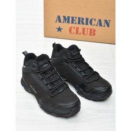 Buty trekkingowe ocieplane American Club WT64 Czarne