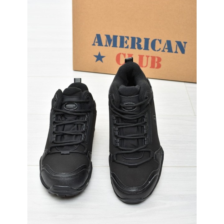 Buty trekkingowe ocieplane American Club WT64 Czarne