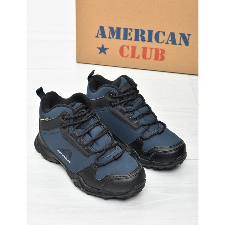 Buty trekkingowe ocieplane American Club WT64 Granat