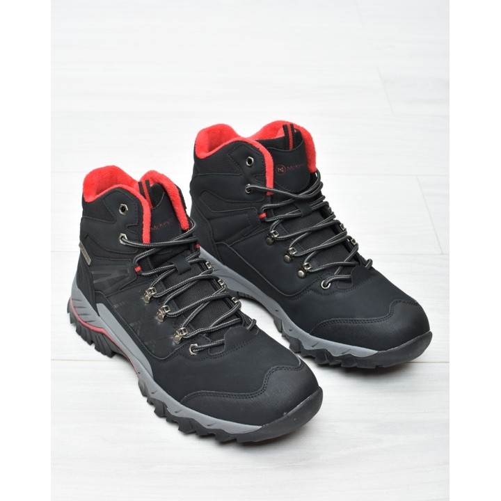 Buty Trekkingowe męskie  McKeylor 12652 Czarne