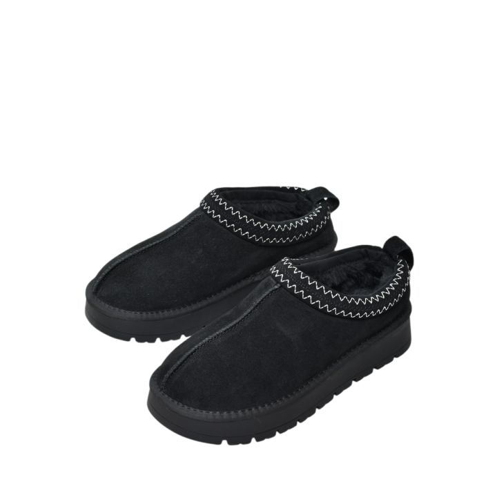 Botki damskie Mule American CY187 Czarne