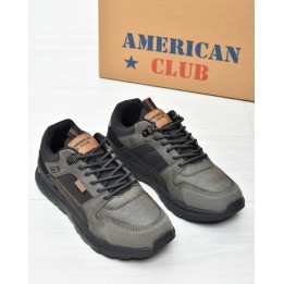 Obuwie męskie American AA49 Szare