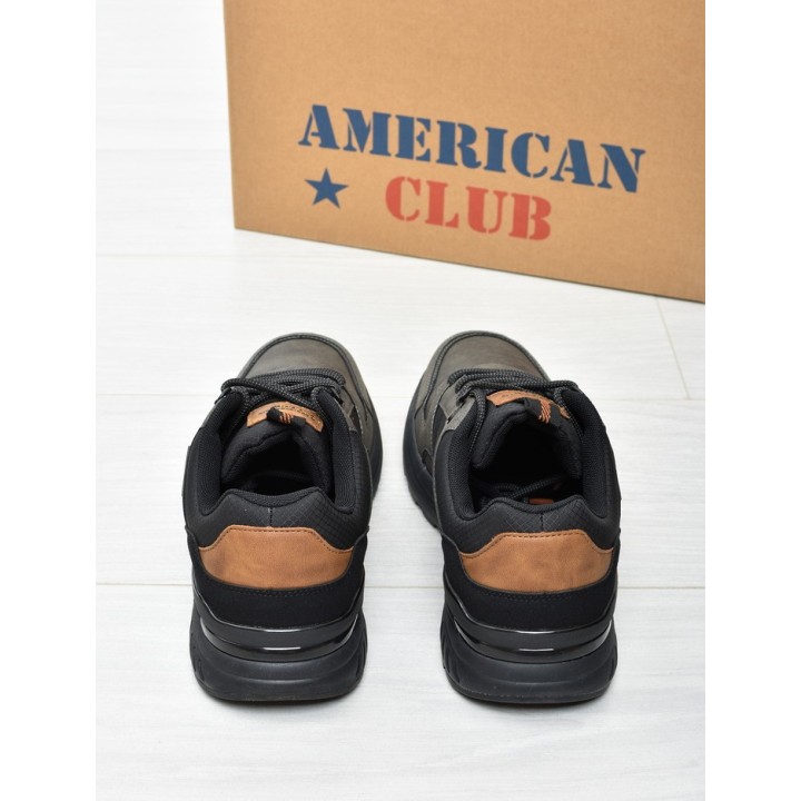 Obuwie męskie American AA49 Szare