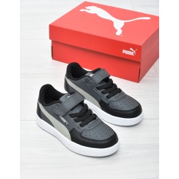 Buty sportowe dziecięce Puma 393839-58 Szaro-czarne