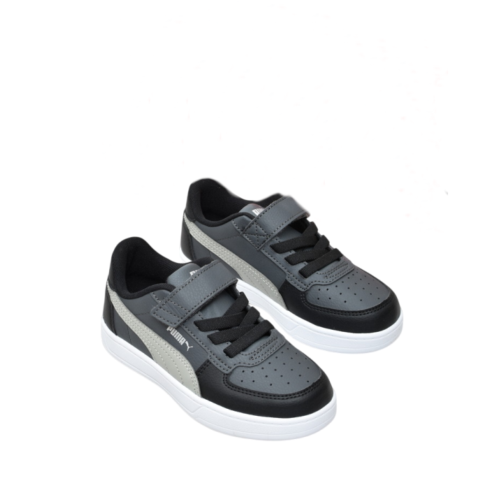 Buty sportowe dziecięce Puma 393839-58 Szaro-czarne