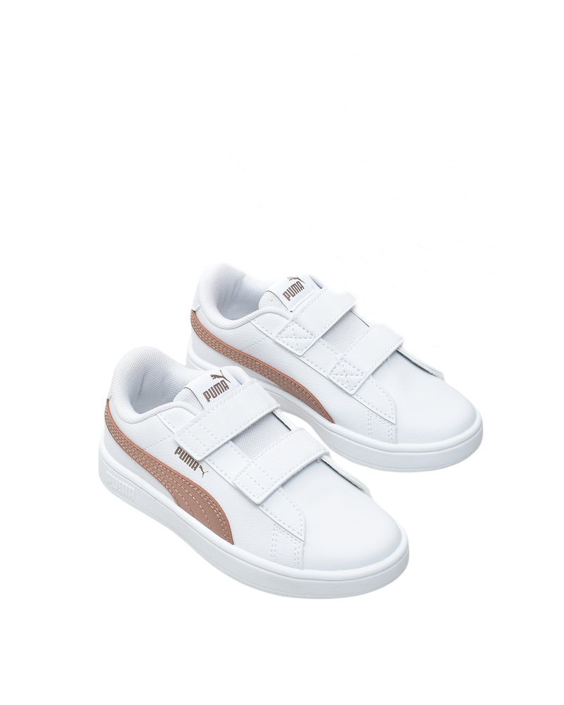 Buty sportowe dziecięce Puma 394253-04 Biało-złote