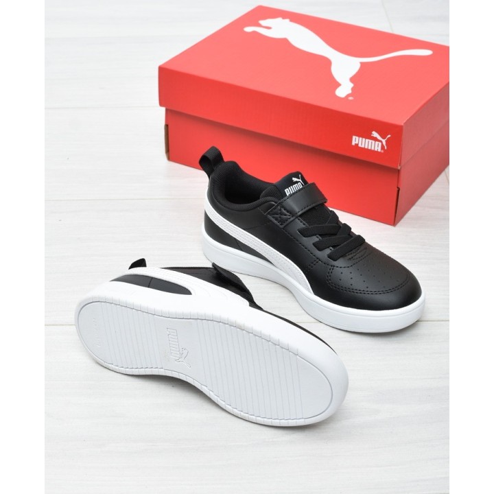 Buty sportowe dziecięce Puma 385836-11 Czarno-białe