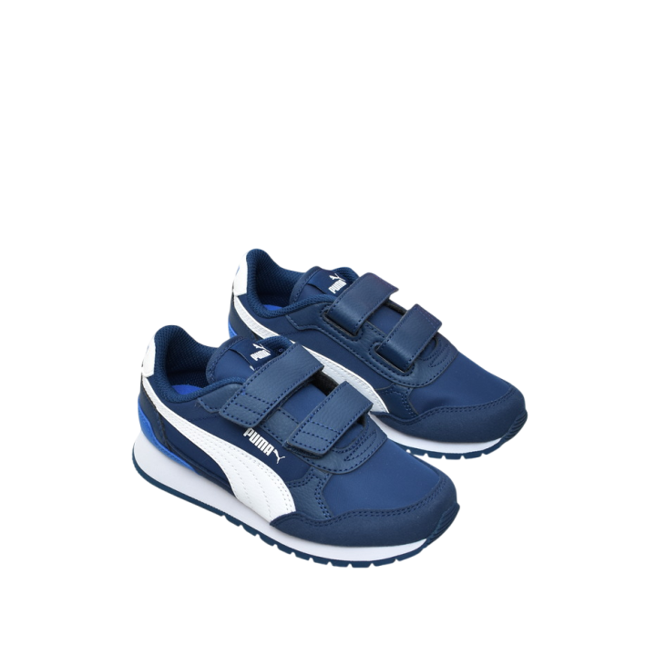 Buty sportowe dziecięce Puma 399740-09 Granatowo-Białe