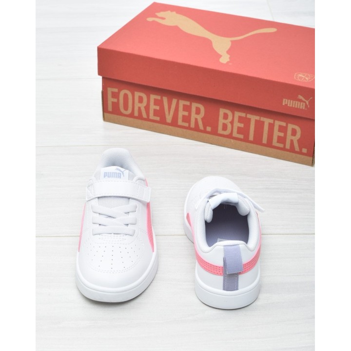 Buty sportowe dziecięce Puma 385836-43 Biało-różowe