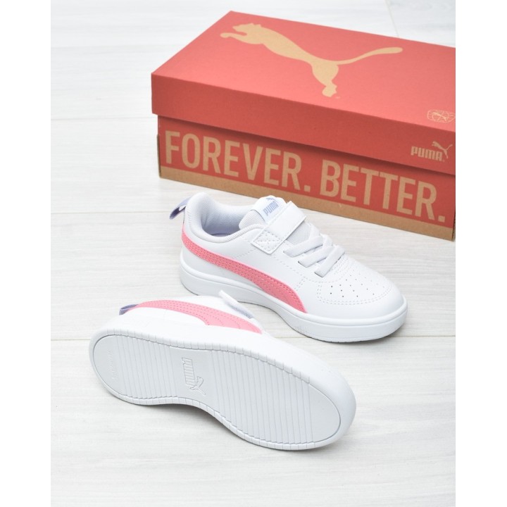 Buty sportowe dziecięce Puma 385836-43 Biało-różowe